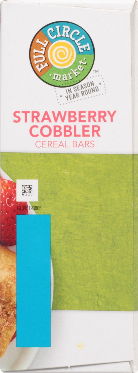 slide 2 of 9, Full Circle Market Strawberry Cobbler Cereal Bars 6 ea, 6 ct