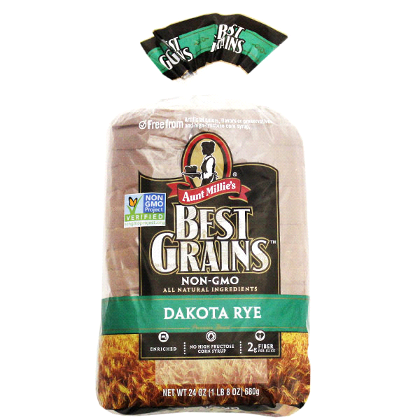 slide 1 of 1, Aunt Millie's Best Grains Dakota Rye, 24 oz