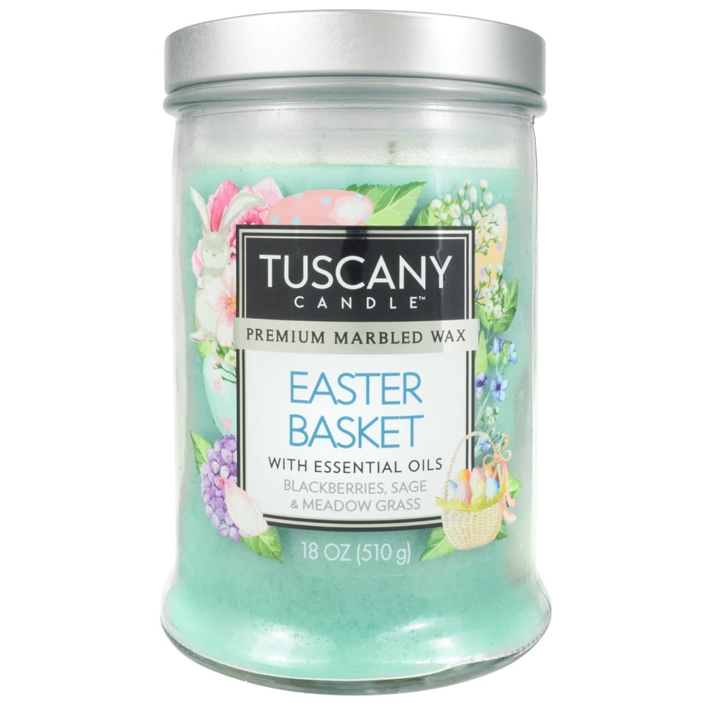 slide 1 of 1, Tuscany Scented Candle - Easter Basket, 18 oz