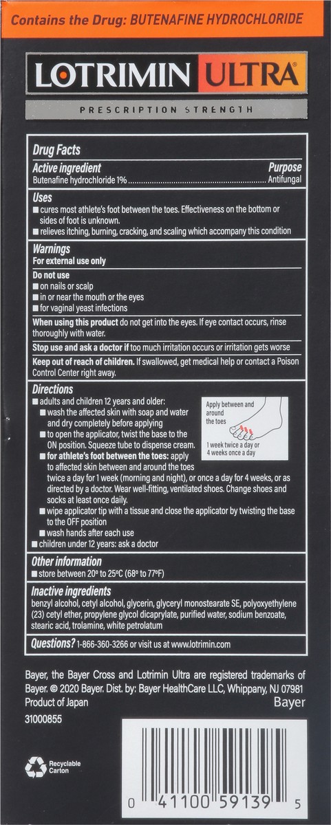 slide 6 of 15, Lotrimin Ultra Prescription Strength Antifungal Cream 0.70 oz, 0.70 oz