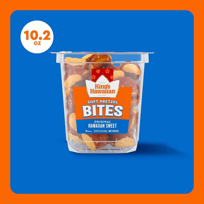 slide 4 of 8, King's Hawaiian Pretzel Bites - 10.2oz, 10.2 oz