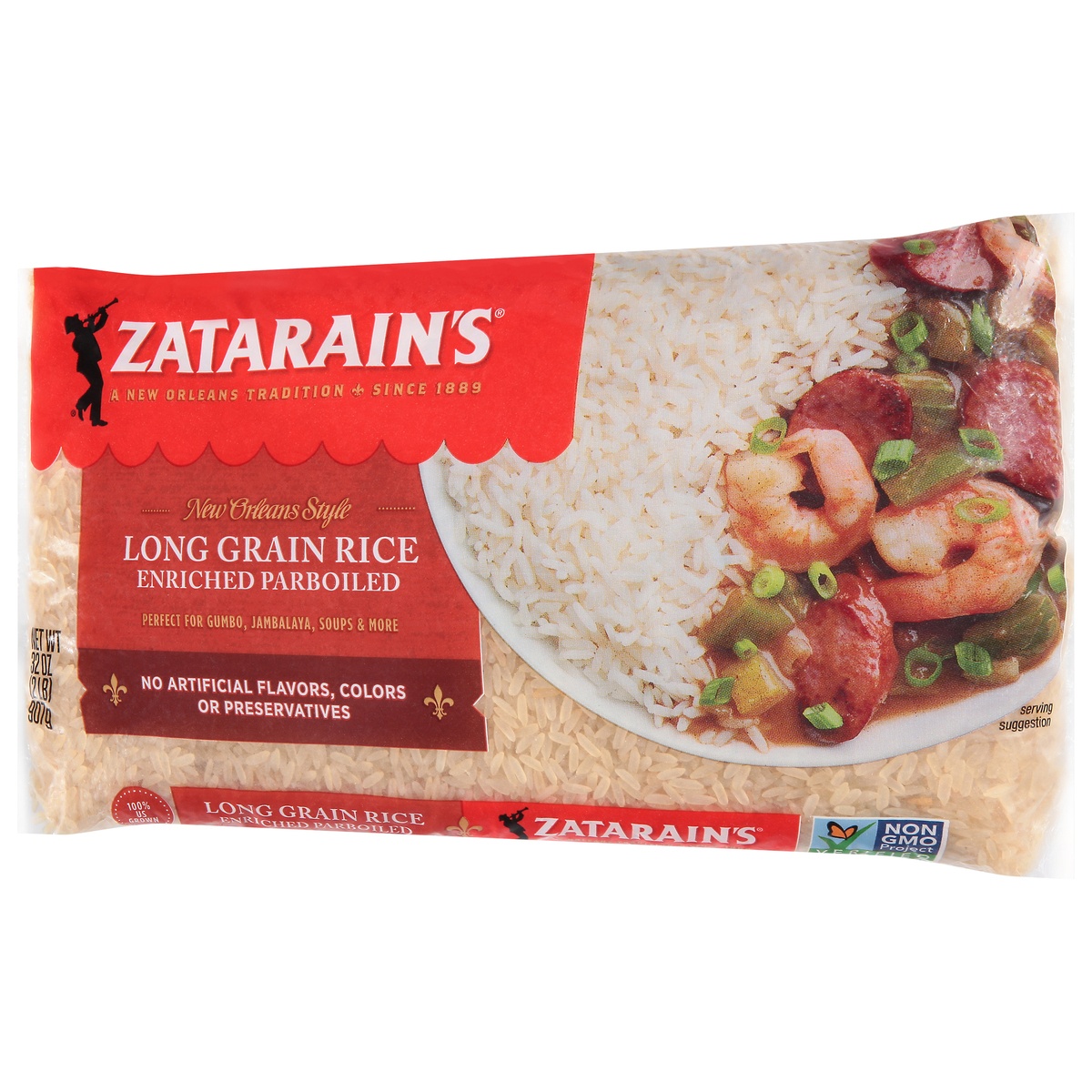 slide 3 of 11, Zatarain's Enriched Parboiled Long Grain Rice, 2 lb