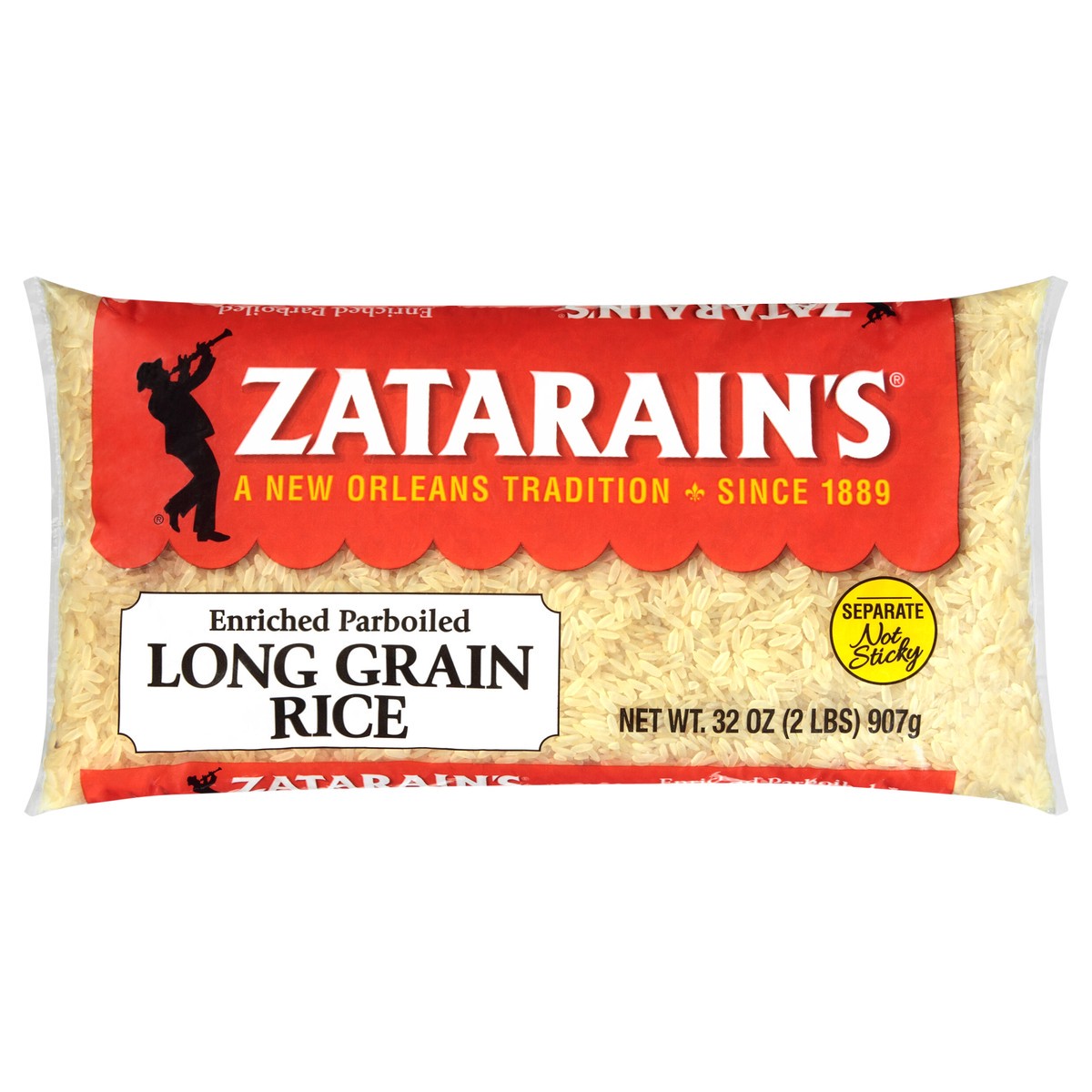 slide 1 of 7, Zatarain's White Rice - Parboiled Long Grain, 2 lb