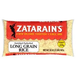 Zatarain's White Rice - Parboiled Long Grain, 2 lb