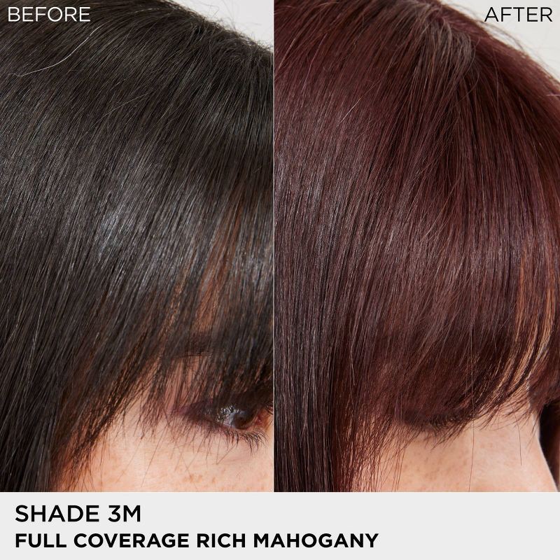 slide 4 of 10, L'Oreal Paris Colorsonic Ammonia Free Permanent Hair Color Cartridge - Device Sold Separately - Darkest Brown Mahogany 3M, 1 ct