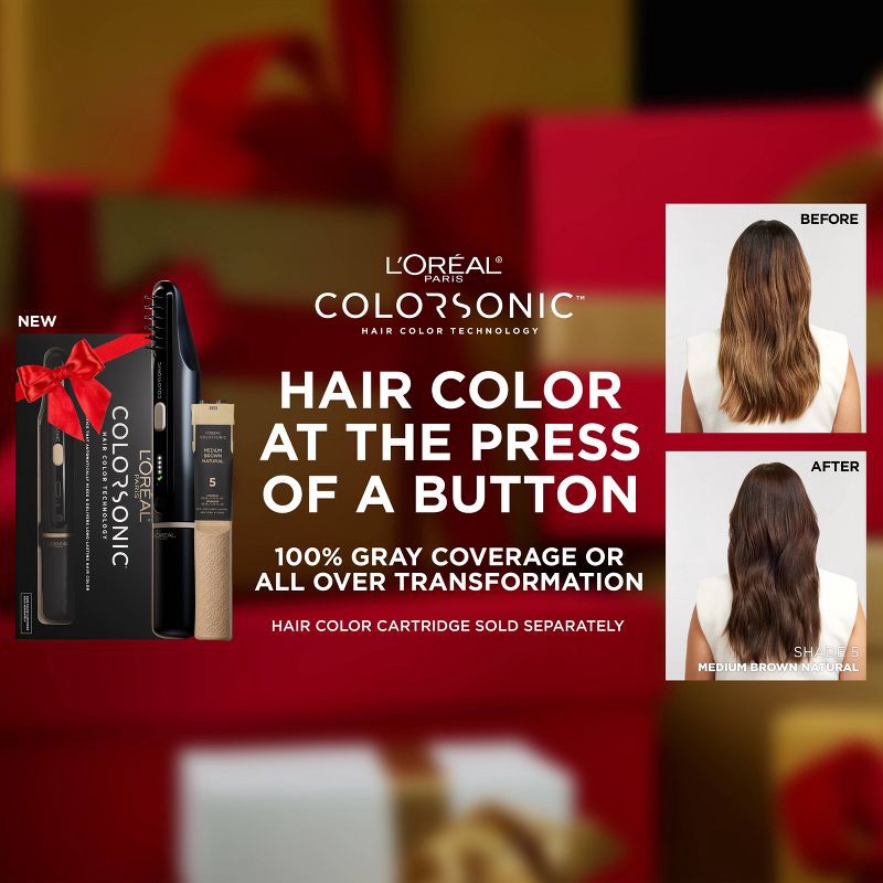 slide 12 of 12, L'Oreal Paris Colorsonic Hair Color Device - Cartridge Sold Separately, 1 ct