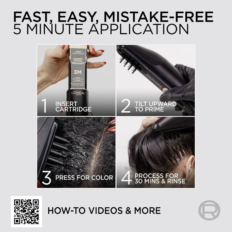 slide 10 of 11, L'Oreal Paris Colorsonic Hair Color Device - Cartridge Sold Separately, 1 ct