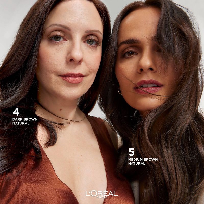 slide 6 of 11, L'Oreal Paris Colorsonic Ammonia Free Permanent Hair Color Cartridge - Device Sold Separately - Dark Brown Natural 4, 1 ct