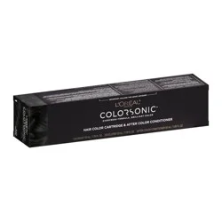 L'Oreal Paris Colorsonic Ammonia Free Permanent Hair Color Cartridge - Device Sold Separately - Black 1: For All Hair Types, Paraben-Free