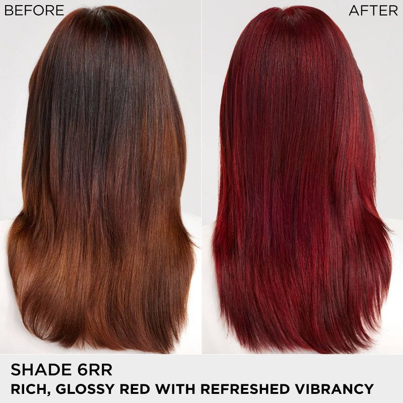 slide 4 of 9, L'Oreal Paris Colorsonic Ammonia Free Permanent Hair Color Cartridge - Device Sold Separately - Light Brown Intense Red 6RR, 1 ct