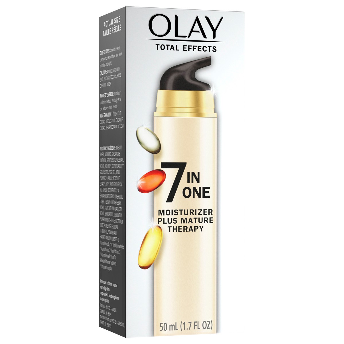 slide 2 of 7, Olay Total Effects Face Moisturizer Plus Mature Therapy, 1.7 fl oz, 1.7 oz