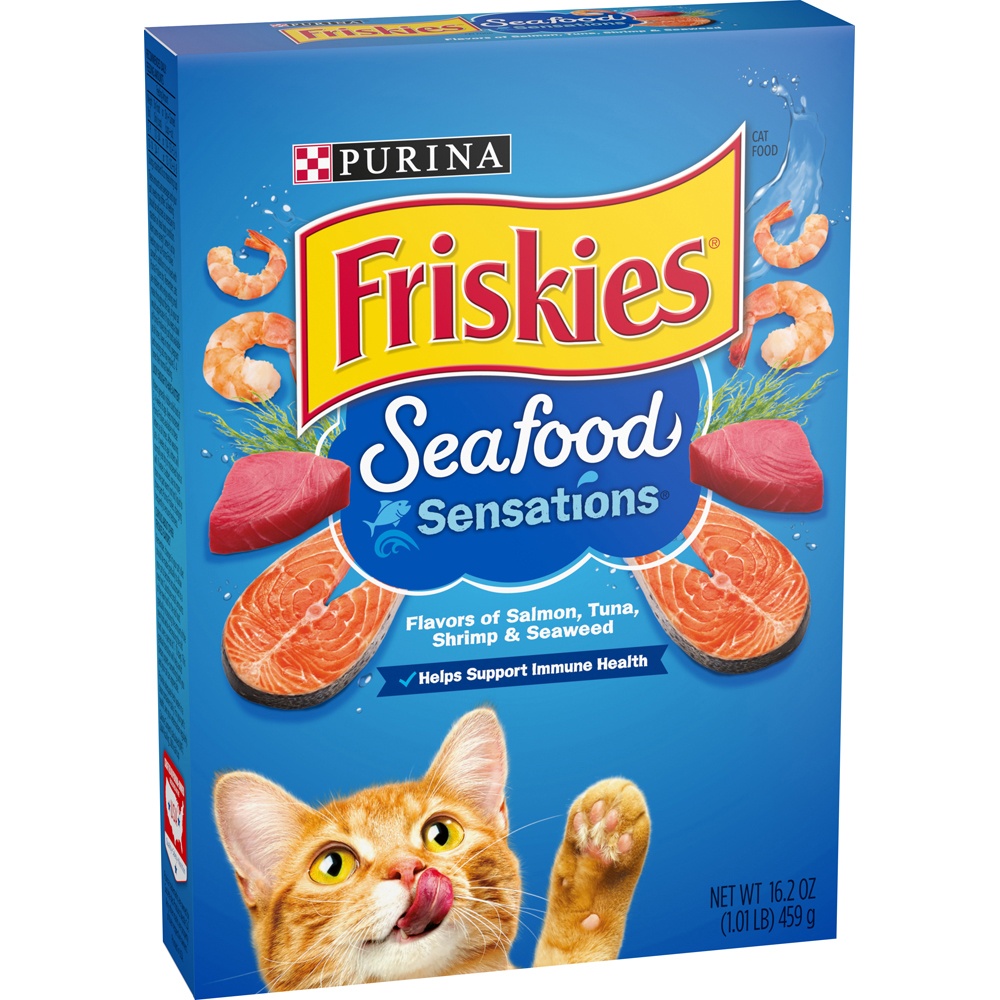 slide 2 of 9, Purina Friskies Seafood Sensations Cat Food, 16 oz