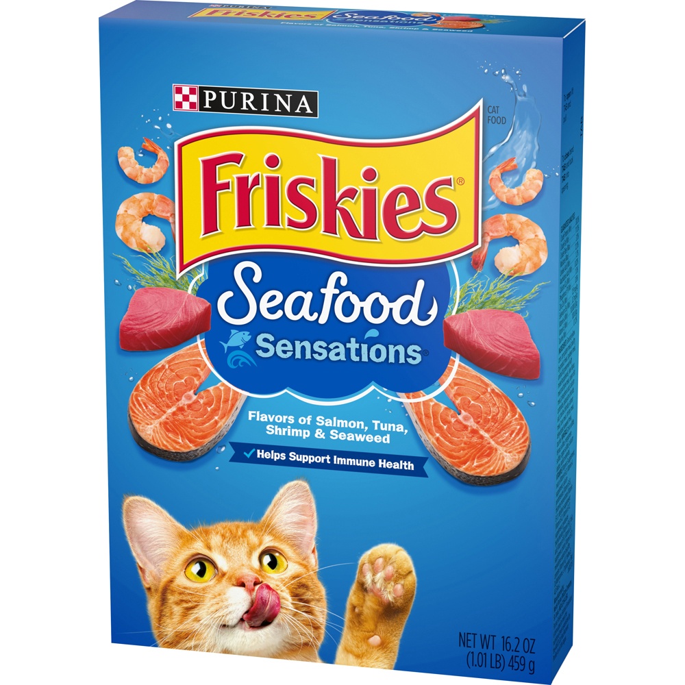 slide 3 of 9, Purina Friskies Seafood Sensations Cat Food, 16 oz