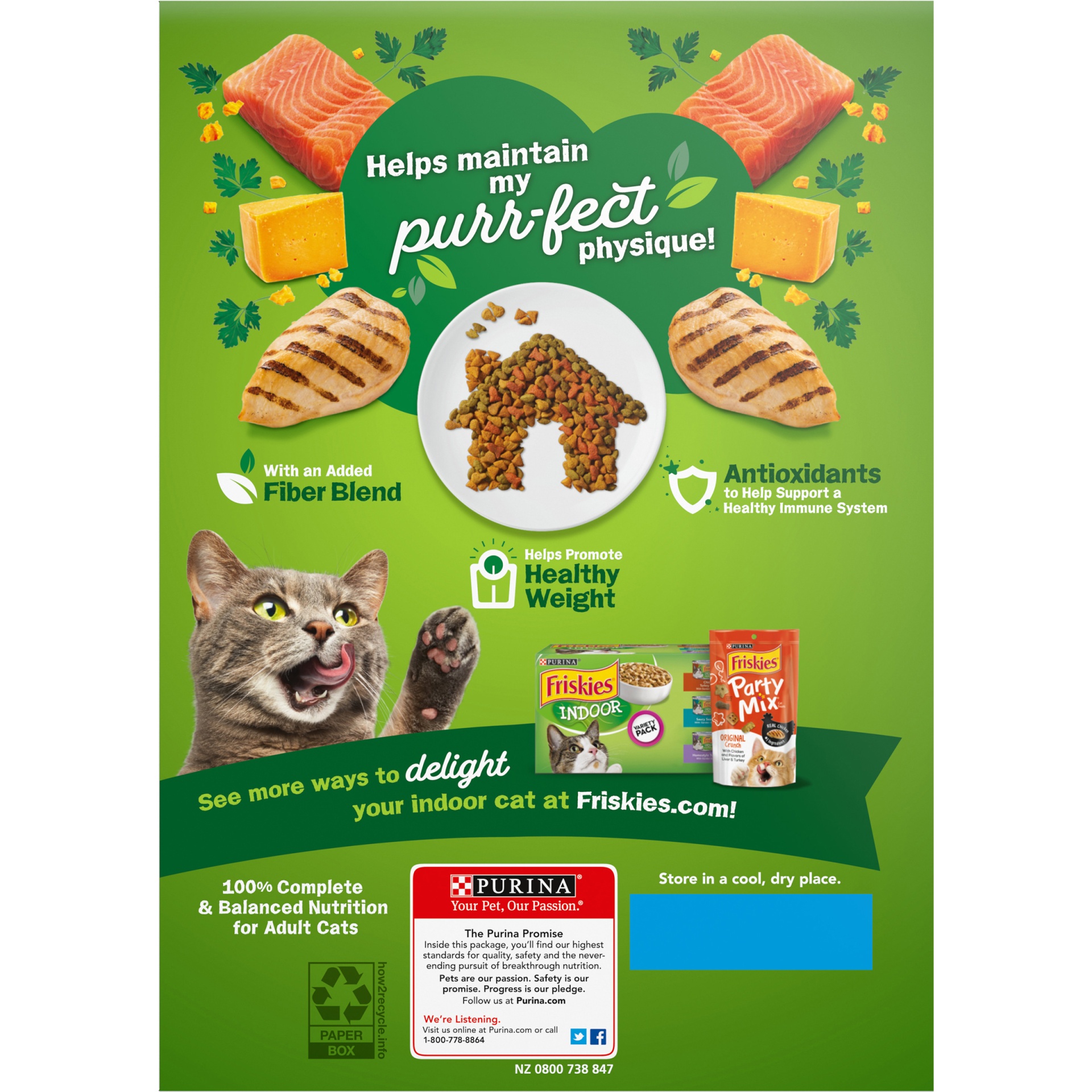 slide 2 of 9, Friskies Indoor Delights Cat Food, 16.2 oz