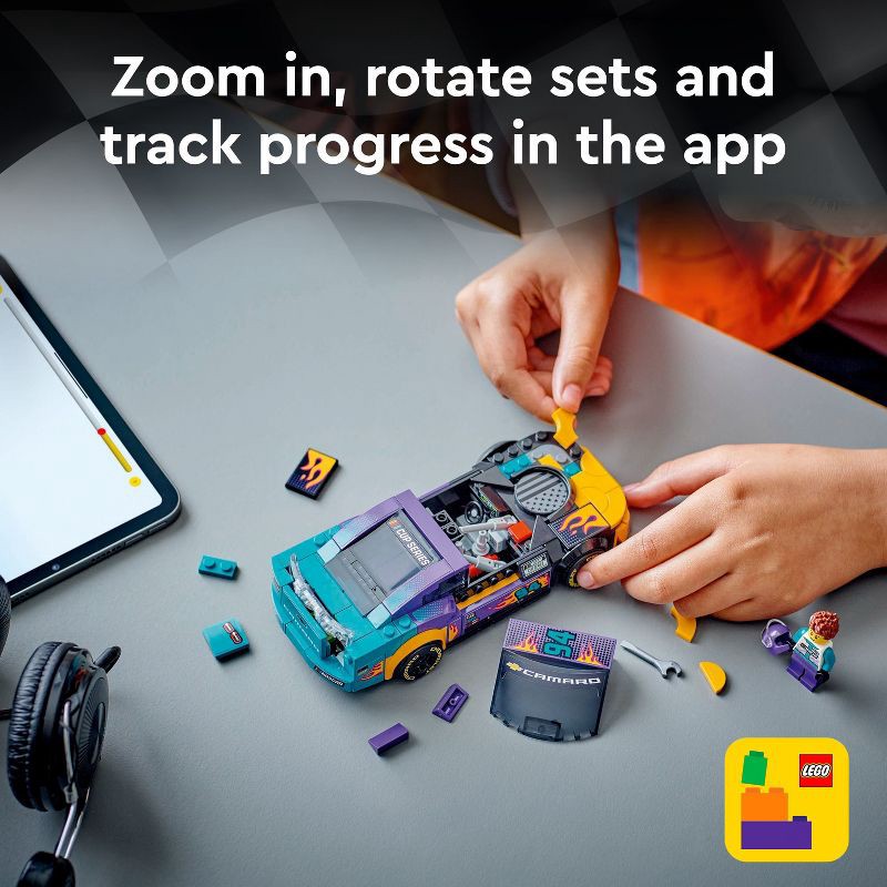 slide 2 of 6, LEGO Speed Champions NASCAR Next Gen Chevrolet Camaro ZL1 76935, 1 ct