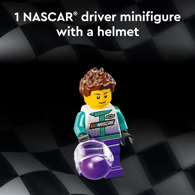 slide 5 of 6, LEGO Speed Champions NASCAR Next Gen Chevrolet Camaro ZL1 76935, 1 ct