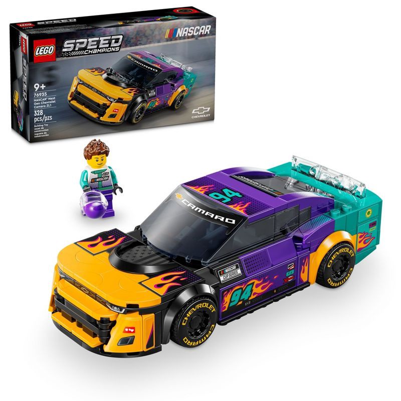 slide 1 of 6, LEGO Speed Champions NASCAR Next Gen Chevrolet Camaro ZL1 76935, 1 ct