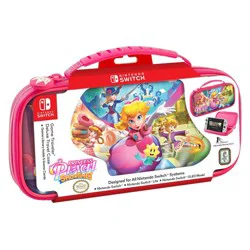 RDS Industries Game Traveler Deluxe Travel Case for Nintendo Switch - Princess Peach Showtime