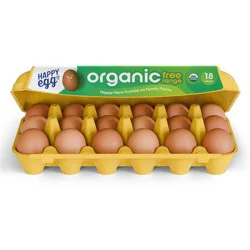 The Happy Egg Co. Organic Free Range Eggs - 18ct