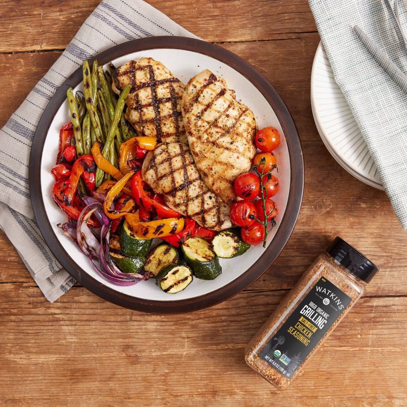 slide 3 of 4, Watkins Organic Grilling Salt-Free Chicken Seasoning​ - 6.8oz, 6.8 oz