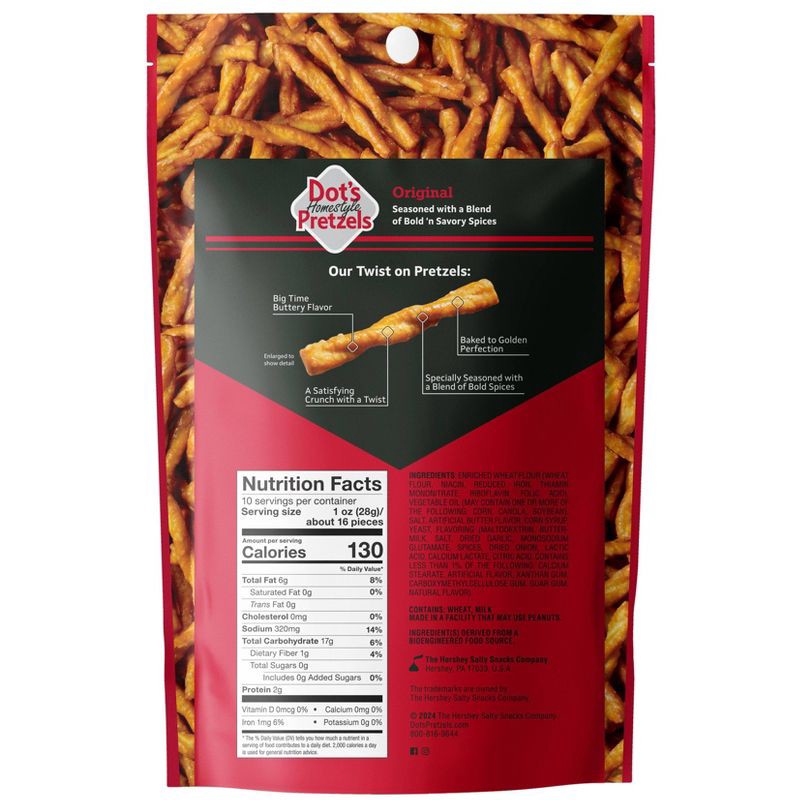 slide 2 of 4, Dot's Homestyle Pretzels Original Twists - 9.5oz, 9.5 oz
