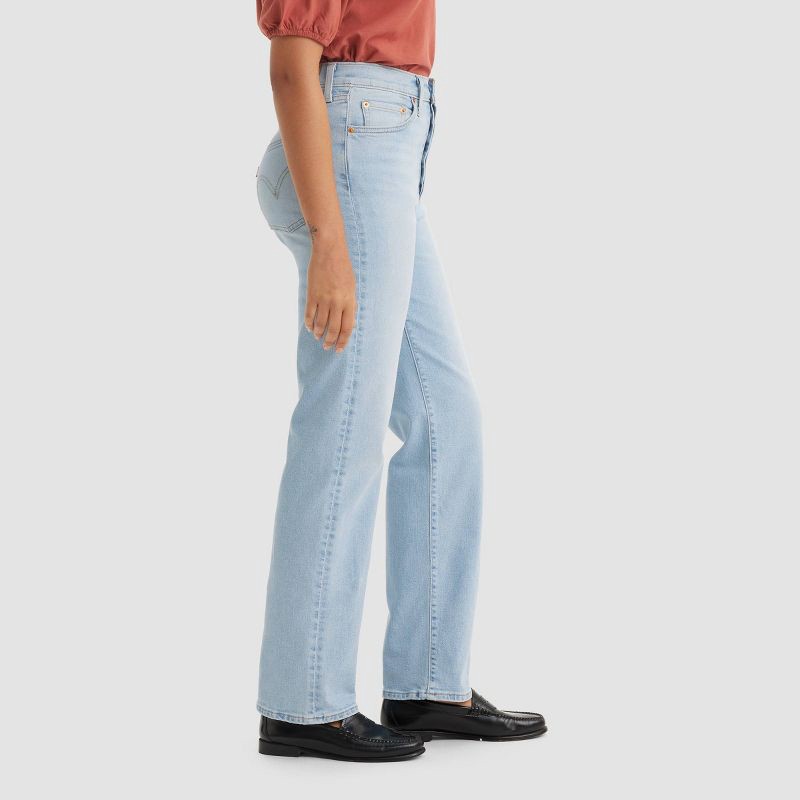 slide 2 of 3, Levi's® Women's Ultra-High Rise Ribcage Straight Jeans - All Alone 29: Heavyweight Denim, Relaxed Fit, 1 ct