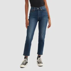 Levi's® Women's High-Rise Wedgie Straight Cropped Jeans - Indigo Here We go 29
