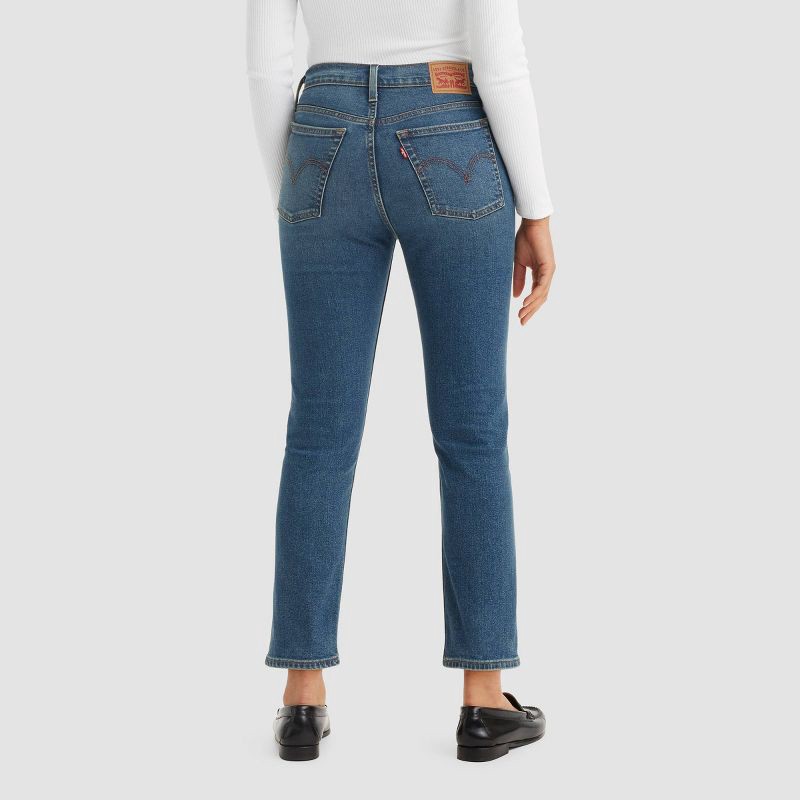 slide 4 of 4, Levi's® Women's High-Rise Wedgie Straight Cropped Jeans - Max Effort 25, 1 ct