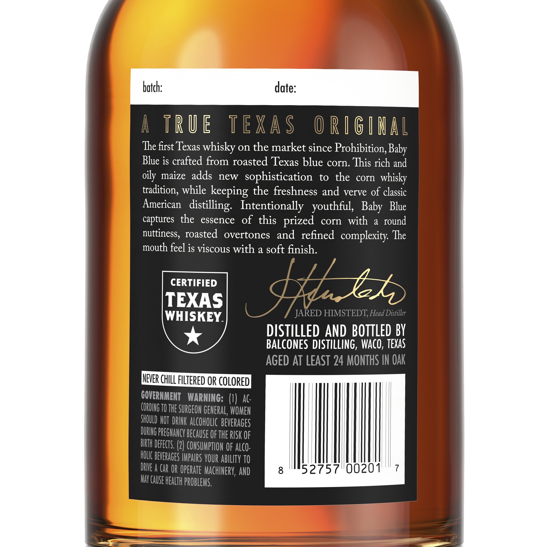slide 2 of 3, Balcones Baby Blue Texas Corn Whisky, 750 mL, 750 ml