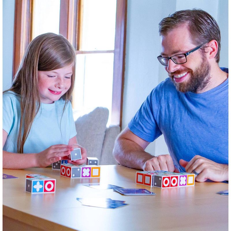 slide 4 of 5, FoxMind Match Madness Game: Educational Pattern-Based Board, Includes Cards & Blocks, 1-4 Players, 1 ct