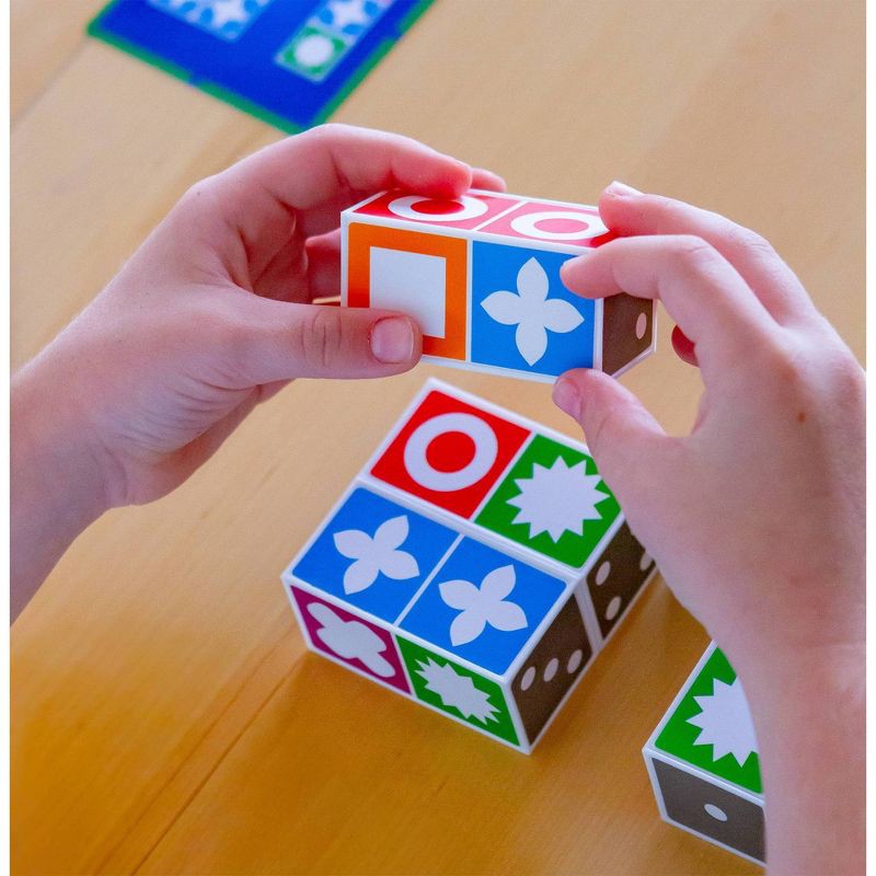 slide 5 of 5, FoxMind Match Madness Game: Educational Pattern-Based Board, Includes Cards & Blocks, 1-4 Players, 1 ct