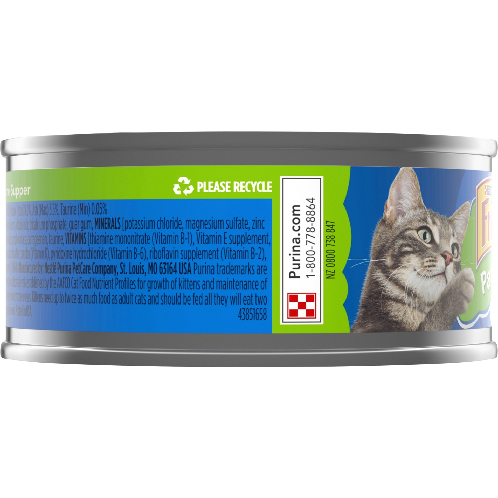 slide 4 of 7, Friskies Pate Supreme Supper Cat Food, 5.5 oz