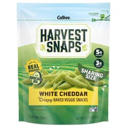 Harvest Snaps White Cheddar Baked Green Pea Snacks - 8.5oz: Gluten-Free, No Artificial Flavor