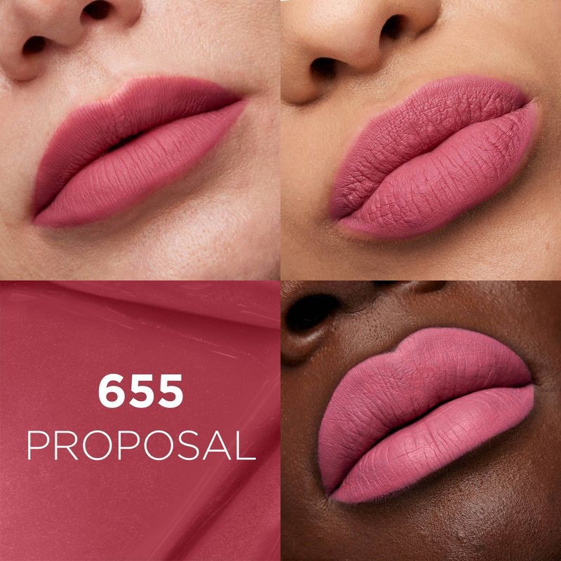 slide 3 of 8, L'Oreal Paris Infallible Matte Resistance Liquid Matte Lipstick - 655 Proposal - 0.16 fl oz, 0.16 fl oz