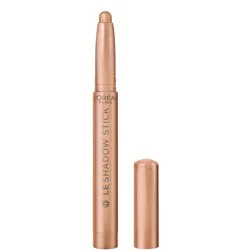 L'Oreal Paris Le Shadow Stick Blendable Cream Eyeshadow Stick: 0.05 oz, Shimmer Finish, Salmon Pink, Eye Makeup