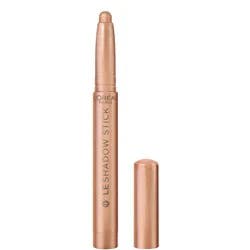 L'Oreal Paris Le Shadow Stick Blendable Cream Eyeshadow Stick: 0.05 oz, Shimmer Finish, Salmon Pink, Eye Makeup