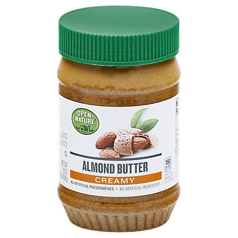 slide 1 of 1, Open Nature Almond Butter Creamy, 16 oz