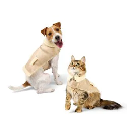Dog and Cat Faux Shearling Jacket - Cream - The Cuddle Collab with Ghost & Wren - XL