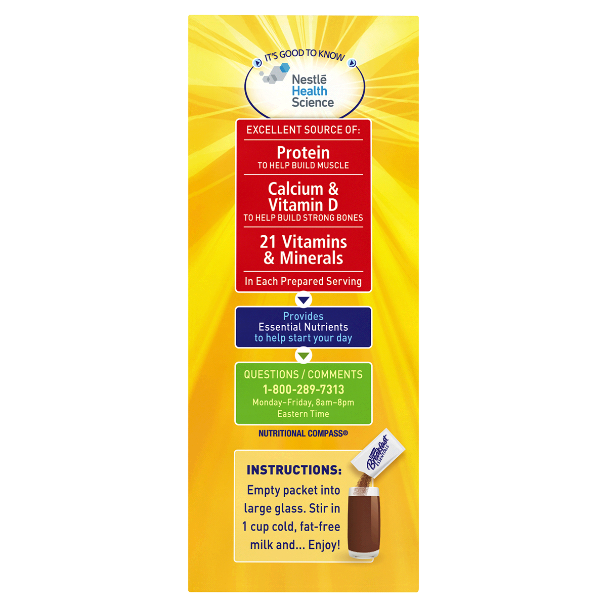 slide 3 of 3, Carnation Breakfast Essentials Complete Nutrition Drink Variety Pack - 10 ct, 10 ct