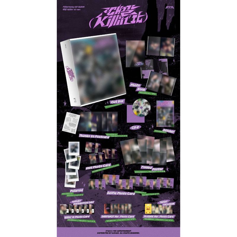 slide 3 of 3, hello82 P1Harmony - 1ST ALBUM : Killin' It - Killin' It Ver. (Target Exclusive, CD), 1 ct