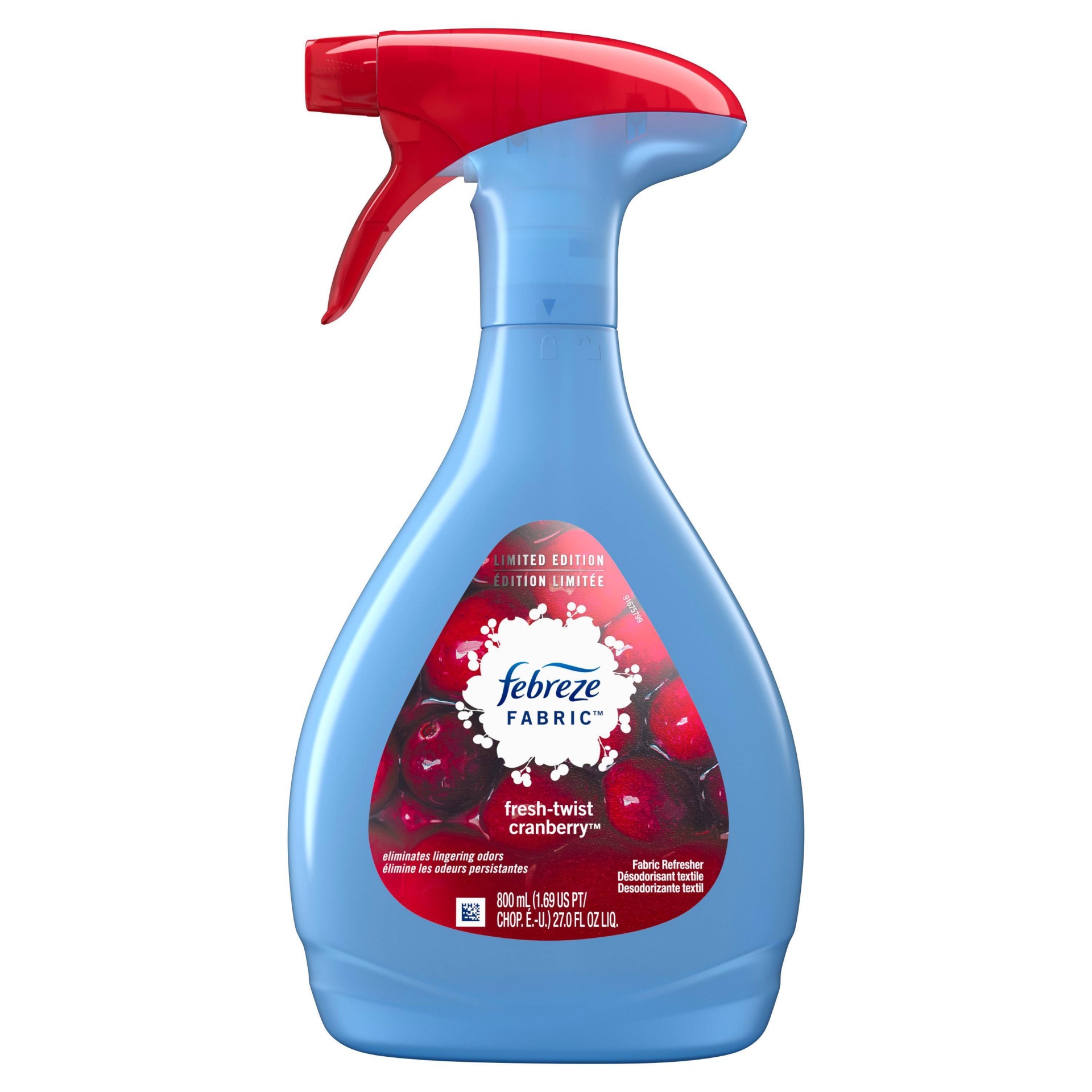 slide 1 of 1, Febreze Fabric Fresh Twist Cranberry, 27 oz