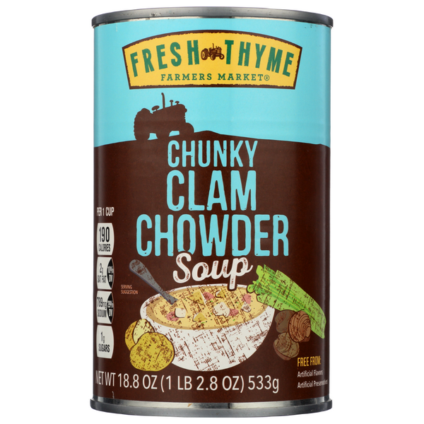slide 1 of 1, Fresh Thyme Clam Chowder, 18.8 oz