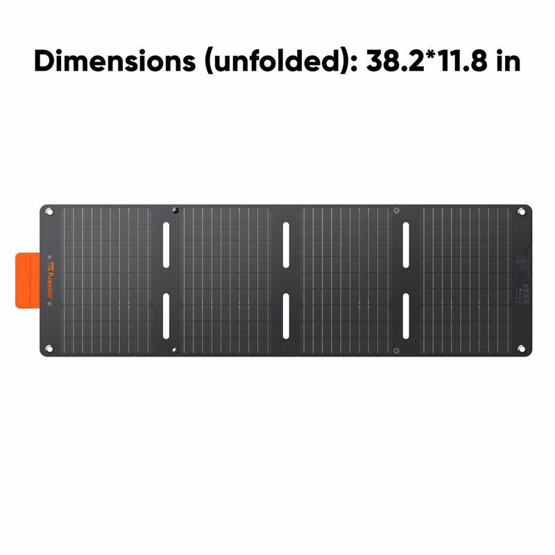 slide 2 of 9, Jackery SolarSaga 40 Mini Solar Panel: Waterproof Solar Charger, 40W, 20.9V Output, 1 ct