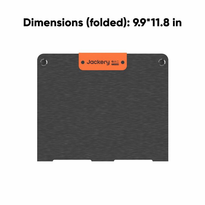 slide 3 of 9, Jackery SolarSaga 40 Mini Solar Panel: Waterproof Solar Charger, 40W, 20.9V Output, 1 ct