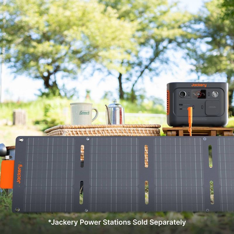 slide 4 of 9, Jackery SolarSaga 40 Mini Solar Panel: Waterproof Solar Charger, 40W, 20.9V Output, 1 ct