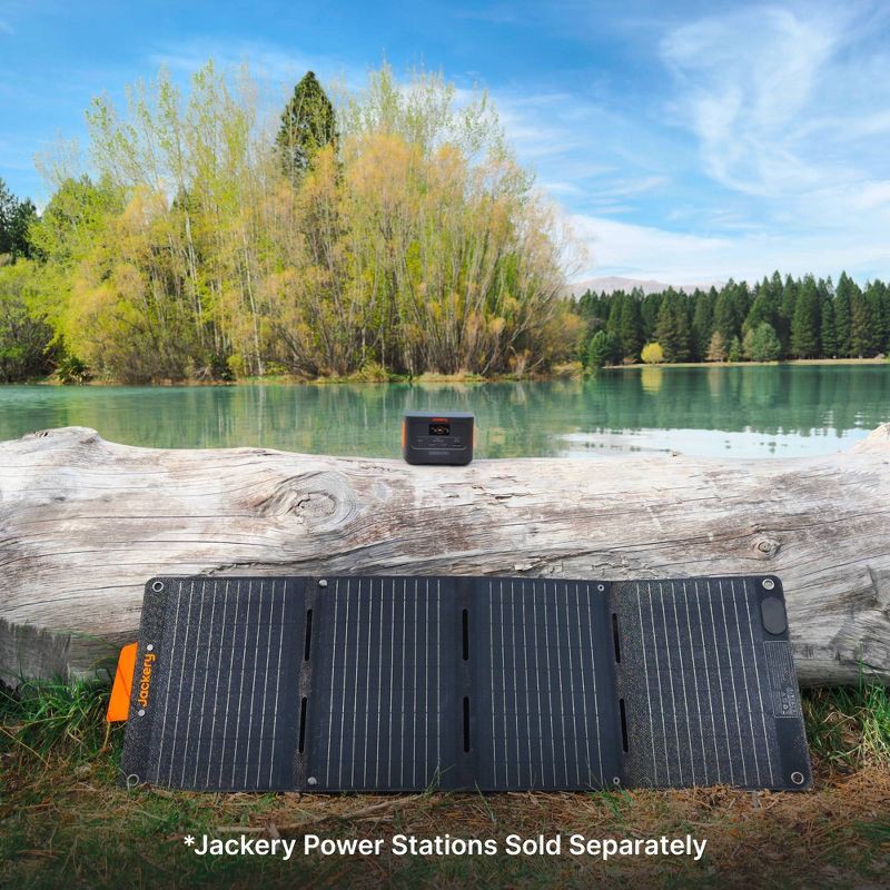 slide 5 of 9, Jackery SolarSaga 40 Mini Solar Panel: Waterproof Solar Charger, 40W, 20.9V Output, 1 ct