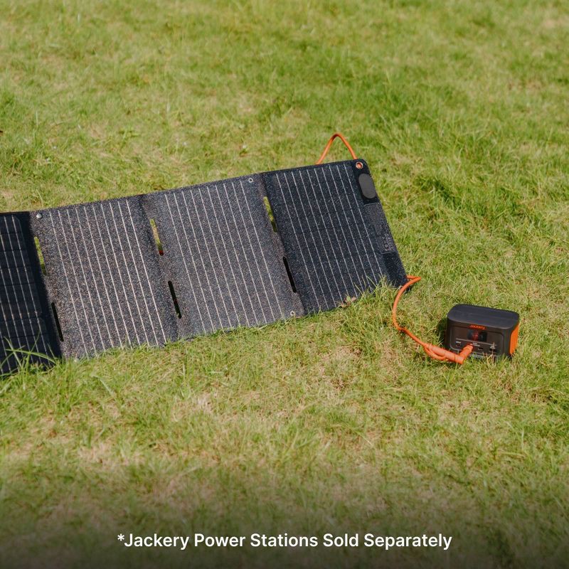 slide 6 of 9, Jackery SolarSaga 40 Mini Solar Panel: Waterproof Solar Charger, 40W, 20.9V Output, 1 ct
