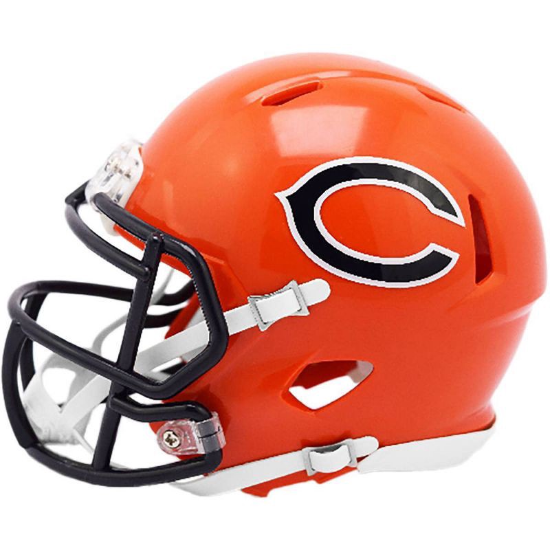 slide 3 of 3, NFL Chicago Bears Speed Mini Helmet: Sports Memorabilia, Plastic, Commemorative Souvenir, 1 ct