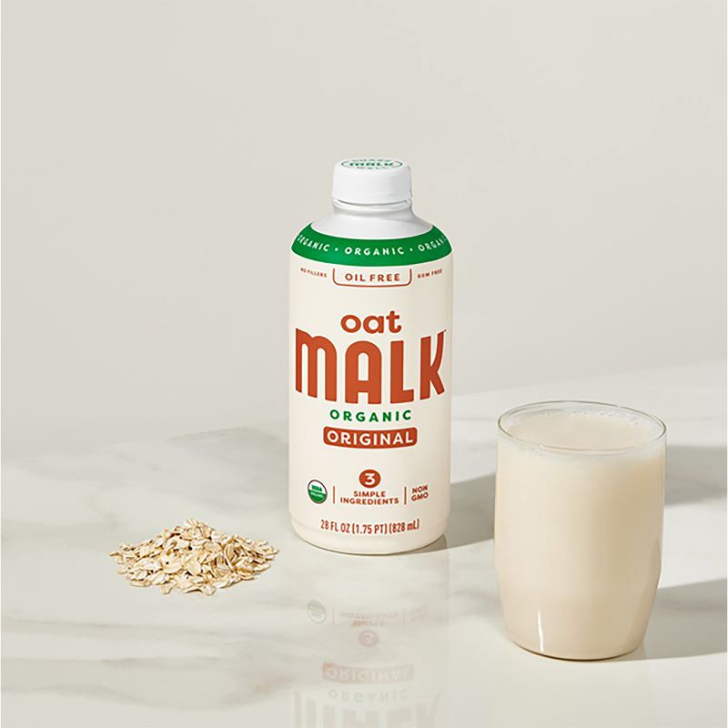 slide 4 of 5, MALK Organics Original Oat Milk - 28 fl oz, 28 fl oz
