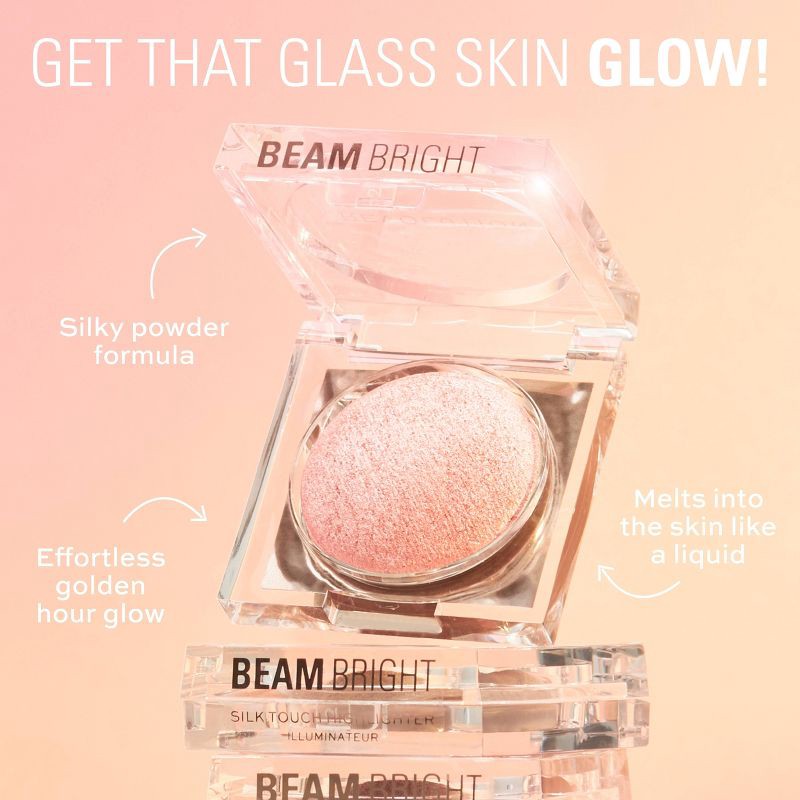 slide 4 of 4, Makeup Revolution Beam Bright Highlighter - Bronze Baddie - 0.08oz, 0.08 oz